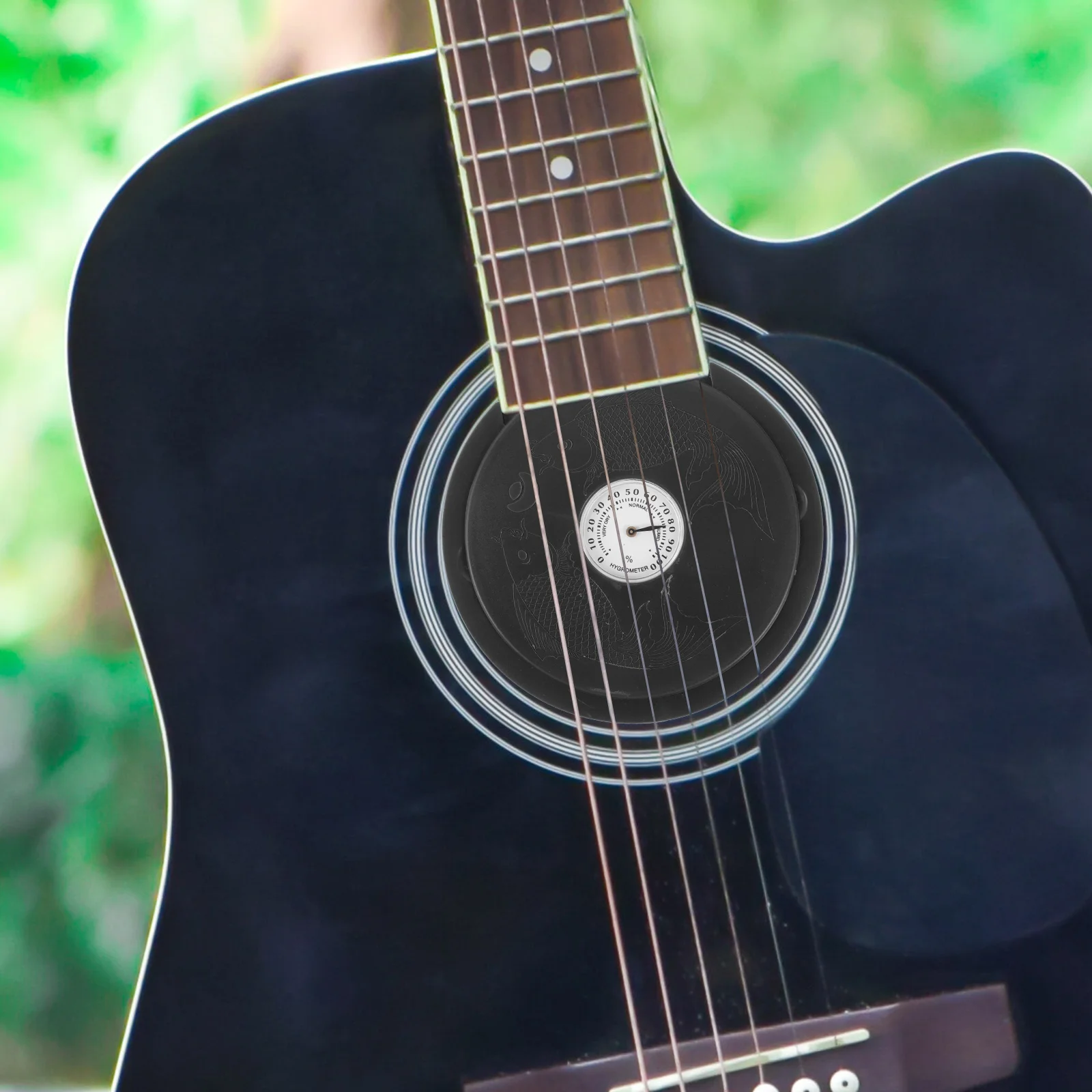 

Guitar Humidifier Indoor Humidity Meter Humidifiers Hygrometer Case Kit Abs Sound Hole Acoustic Man