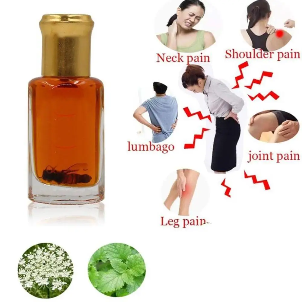 

12ml Apitherapy Moxibustion Essential Oil Massage Essential Oil Body Massage Relieve Pain Stress Relief Shower Body Care Oil