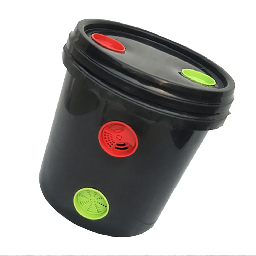 

1 шт. ловушка пластиковая коробка для кормления приманка пчелы Практичный чехол для Ловца диких природы (черный)