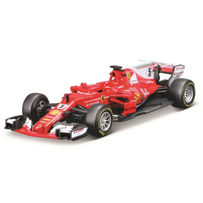 

Bburago 1:43 2017 Ferrari F1 SF70 #5 Sebastian Vettel Alloy Luxury Vehicle Diecast Cars Model Toy Collection Gift
