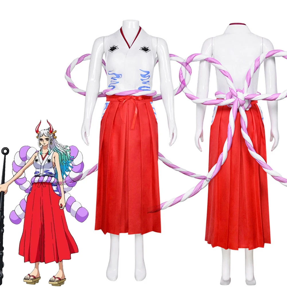 

One Piece Yamato Cosplay Costume Outfits Halloween Carnival Party Suit
