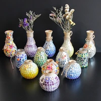 home decoration decoration handmade mosaic semi finished material package mosaic vase childrens birthday gift creative toy