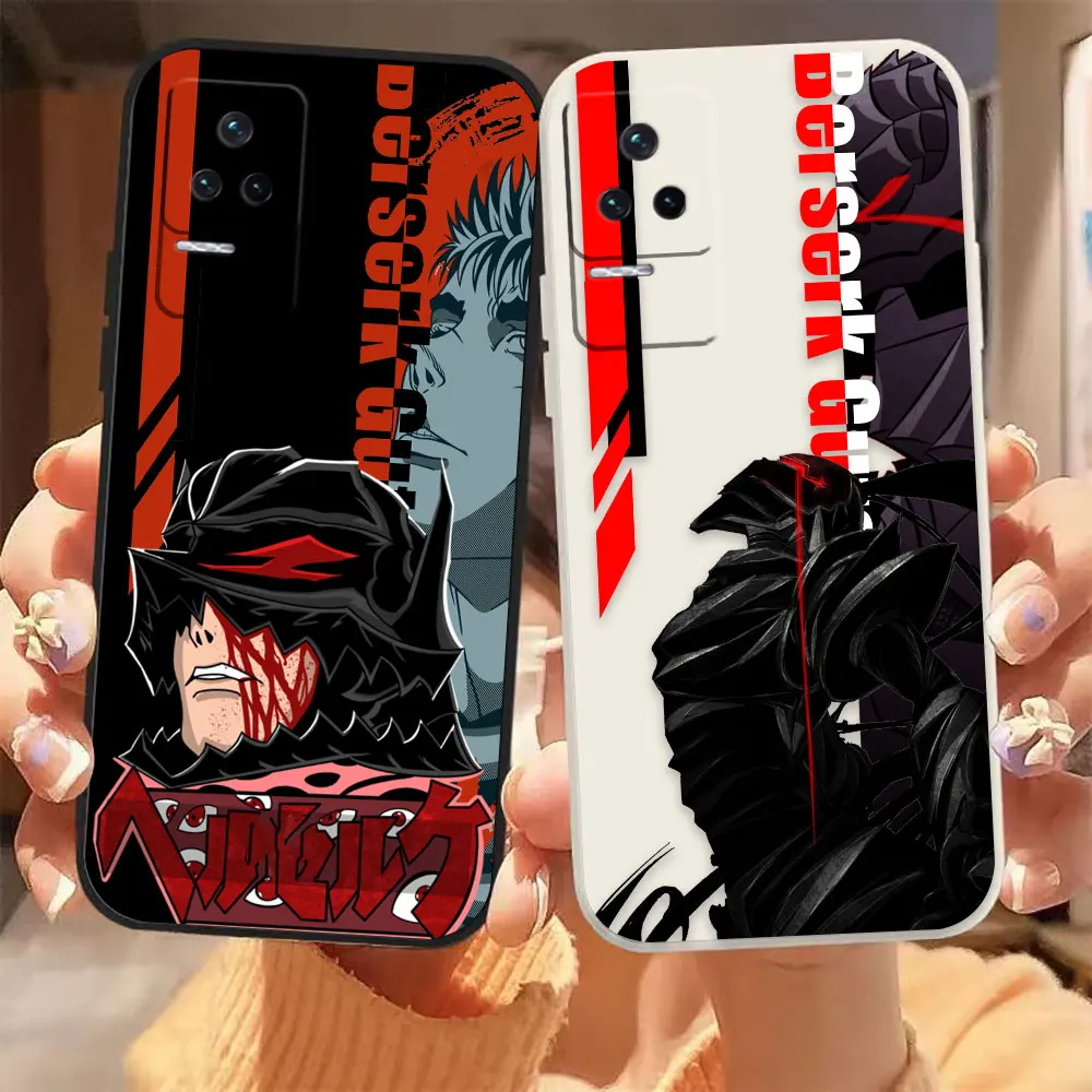 

Anime Berserk Guts Phone Case For Redmi K60E K60 K50 K40S K40 K30 K20 12C 10C 9A 9 8A 8 10X 10A 10 Pro 4G 5G Gaming Case Shell
