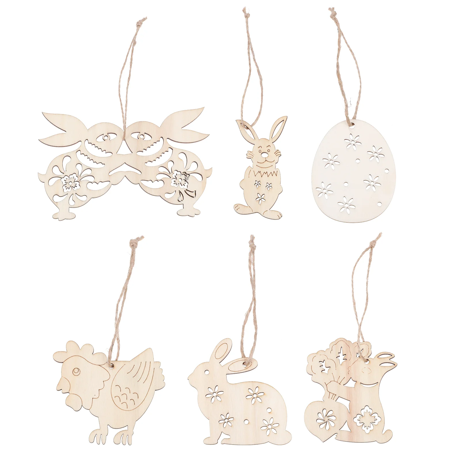 

60 шт., Деревянные Подвески для дома