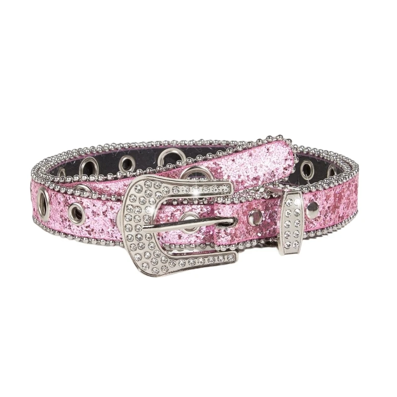

L93F Sweet Adult Belt with Light Luxurious Ladies Locomotive Waistband