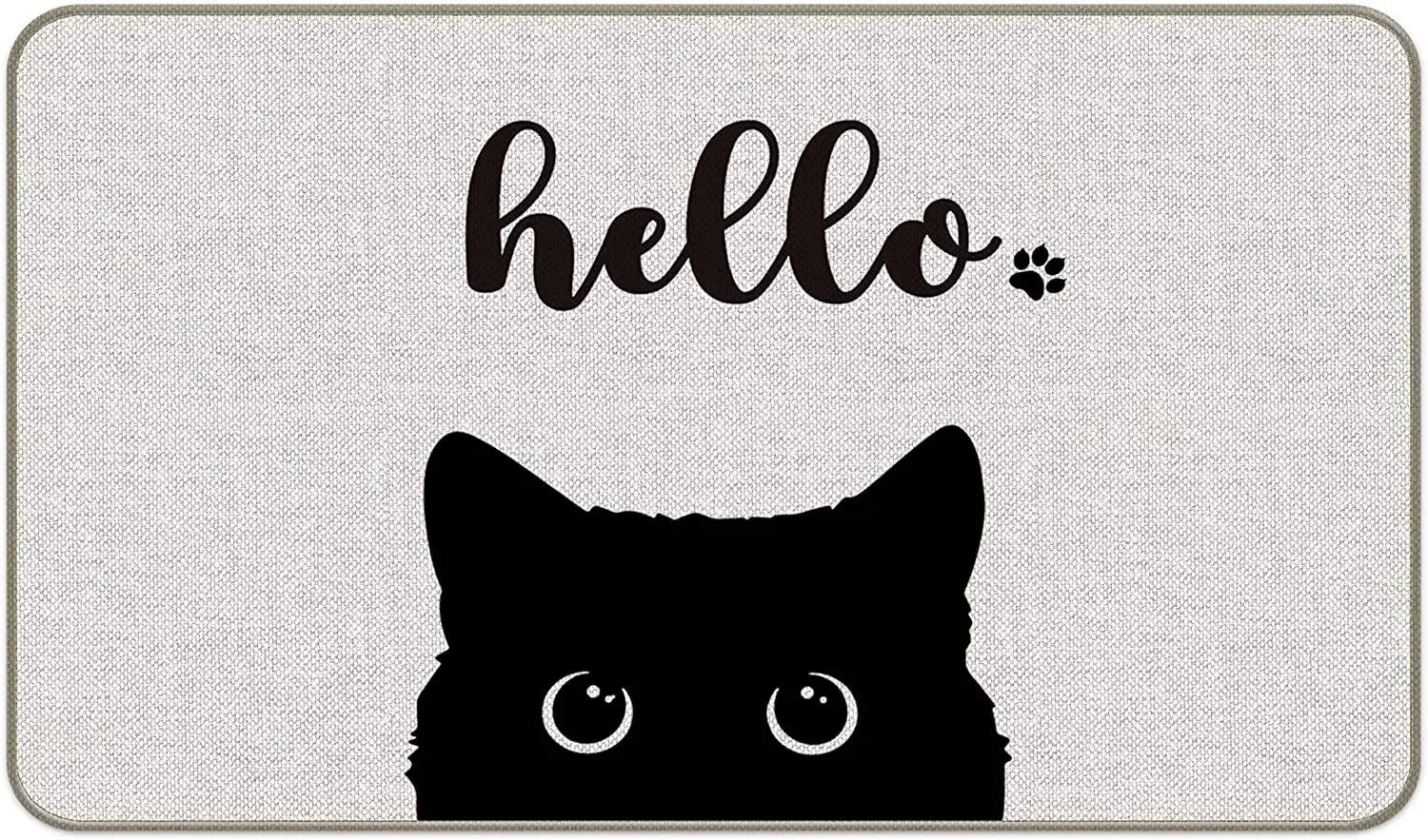 

Забавный коврик для входной двери с кошкой Hello, декоративные коврики для входной двери, украшения для улицы и помещений для влюбленных котов