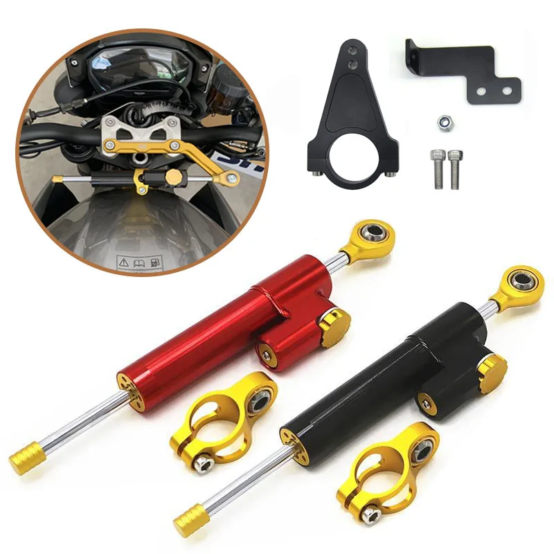 

Universal Motorcycle Steering Damper Stability Safety Electric Scooter Directional Steering Damper Bracket For Inxing V7 V5 Part