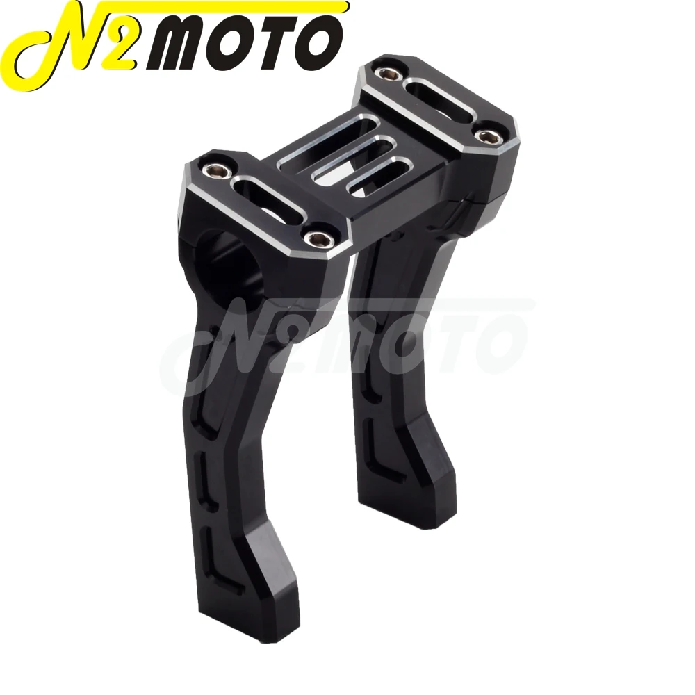 Новые Мотоциклетные аксессуары высокие подъемники на руль адаптер высоты w/ Top Clamp