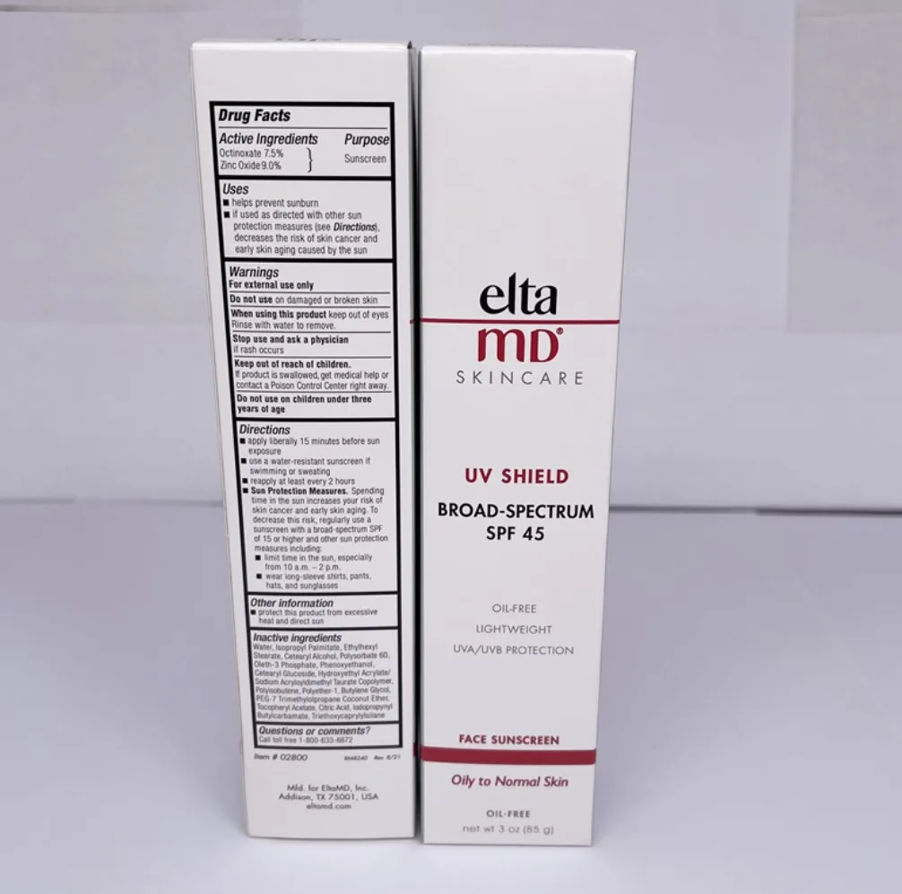 

Elta MD UV Sunscreen suncream eltamd cleaner facial skincare Broad-Spectrum SPF 45 Anti Oxidant Prevent sunburn Shield Full-Body