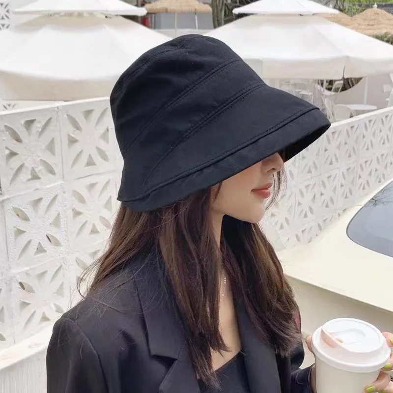 

2022 Spring And Summer New Hat Female Korean Version Simple And Versatile Fisherman Hat Ins Sunscreen Sun Hat Basin Hat