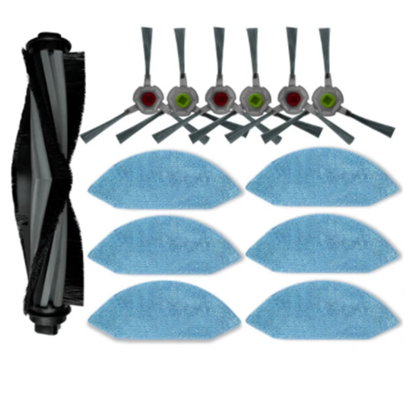 

Main Side Brush Mop Cloths Rag Replacement For Ecovacs Deebot OZMO U2 / U2 Pro Robot Vacuum Cleaner Spare Parts