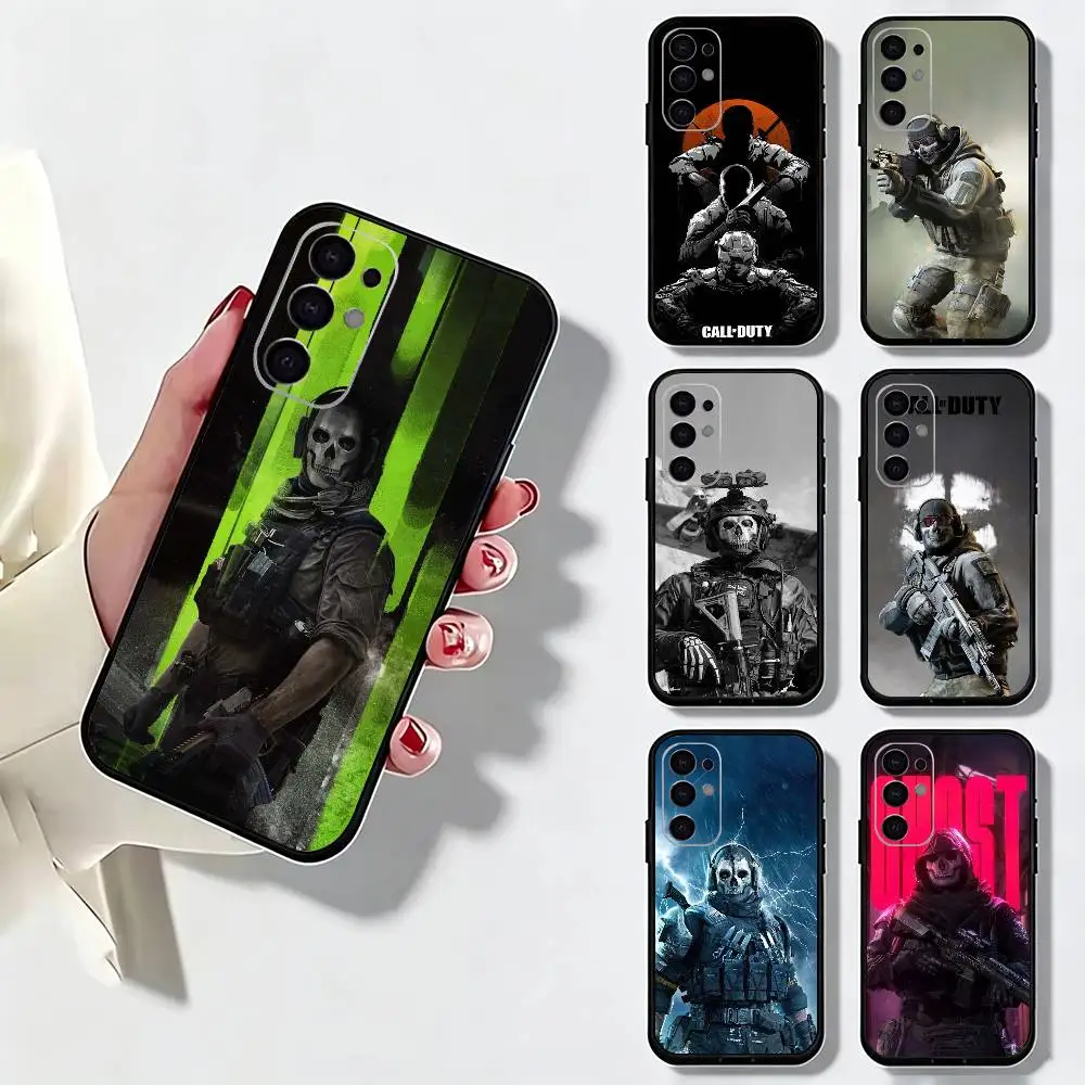 Фото Чехол для телефона Game C-Call Of Duty для Samsung S25, S24, S21, S22, S23, S30, Ultra, S20, Plus, FE, Lite, Note, 10, черный №1