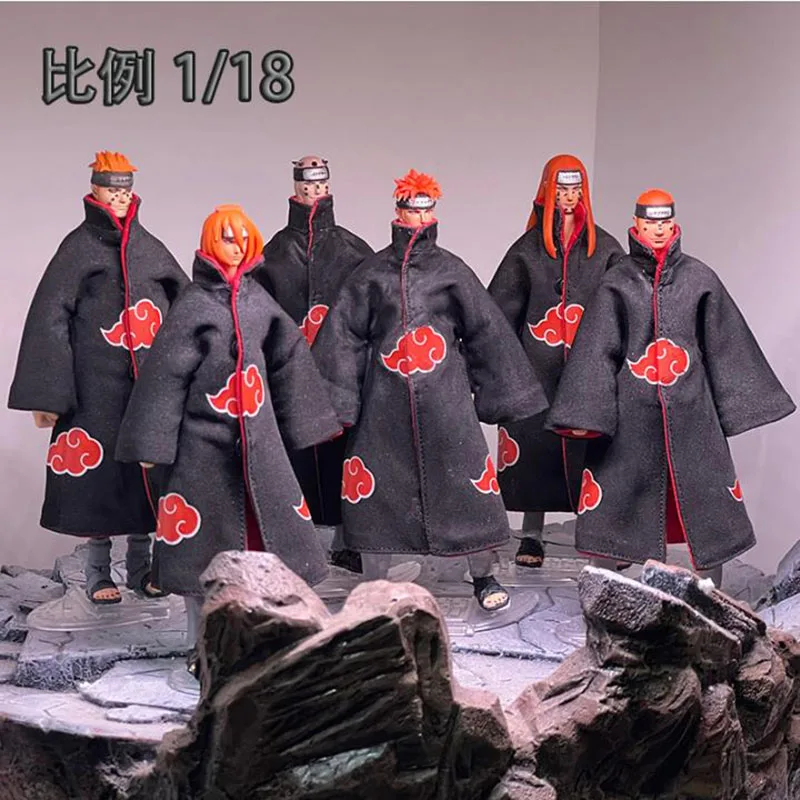 

In Stock 1/18 Scale Role-playing Cloak Windbreaker Japanese Ninja Warrior For 3.75-inch BFS Action Figure Body Model