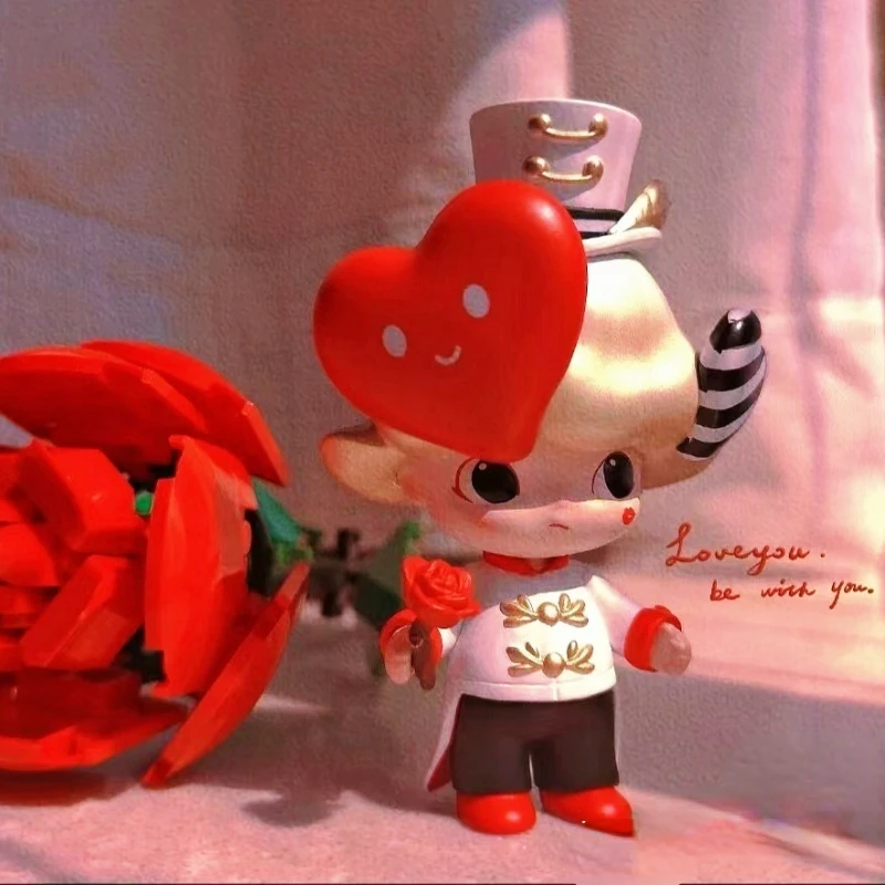 Фигурка попmart DIMOO Love Angle для принцесс подвесная карта серия космических