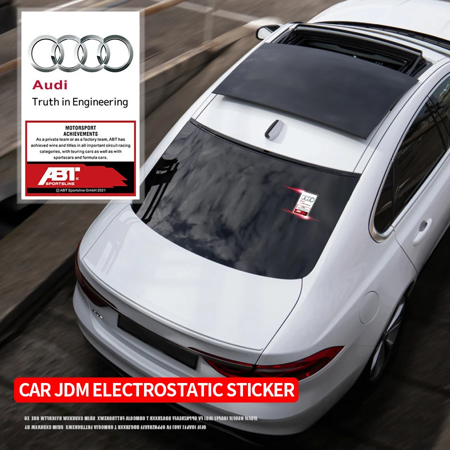 Креативная стильная наклейка JDM для автомобиля логотип электростатические