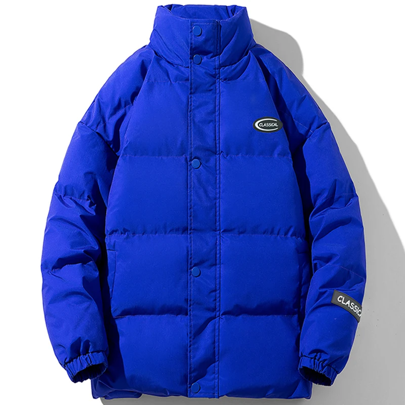 Men's Women's Jacket Stand Collar mens Parka Winter New Thick and Warm Jackets Fashionable leisure coat Bread clothes coats 8387