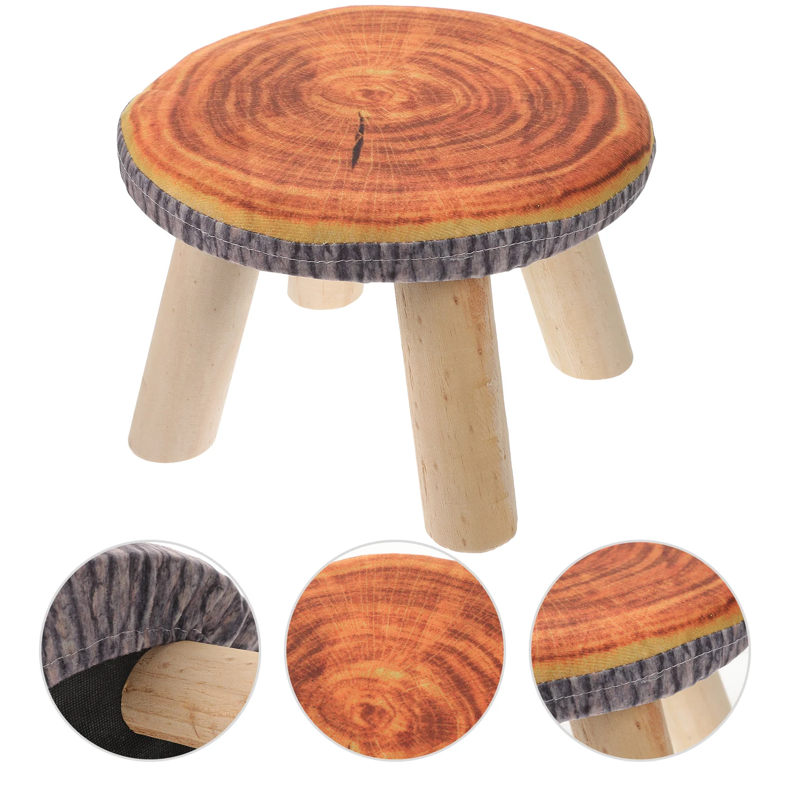 Small Bench Stool Chair Wooden Mini Toddler Stepping Kids Stools Stand Outdoor images - 6