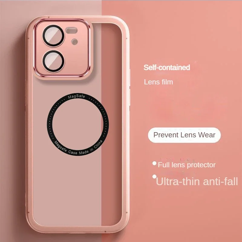 Роскошный прозрачный магнитный чехол для Xiaomi 13T 14T 14 Redmi K50 K30 k70 K60 Ultra K40 Pro Magsafe Wireless