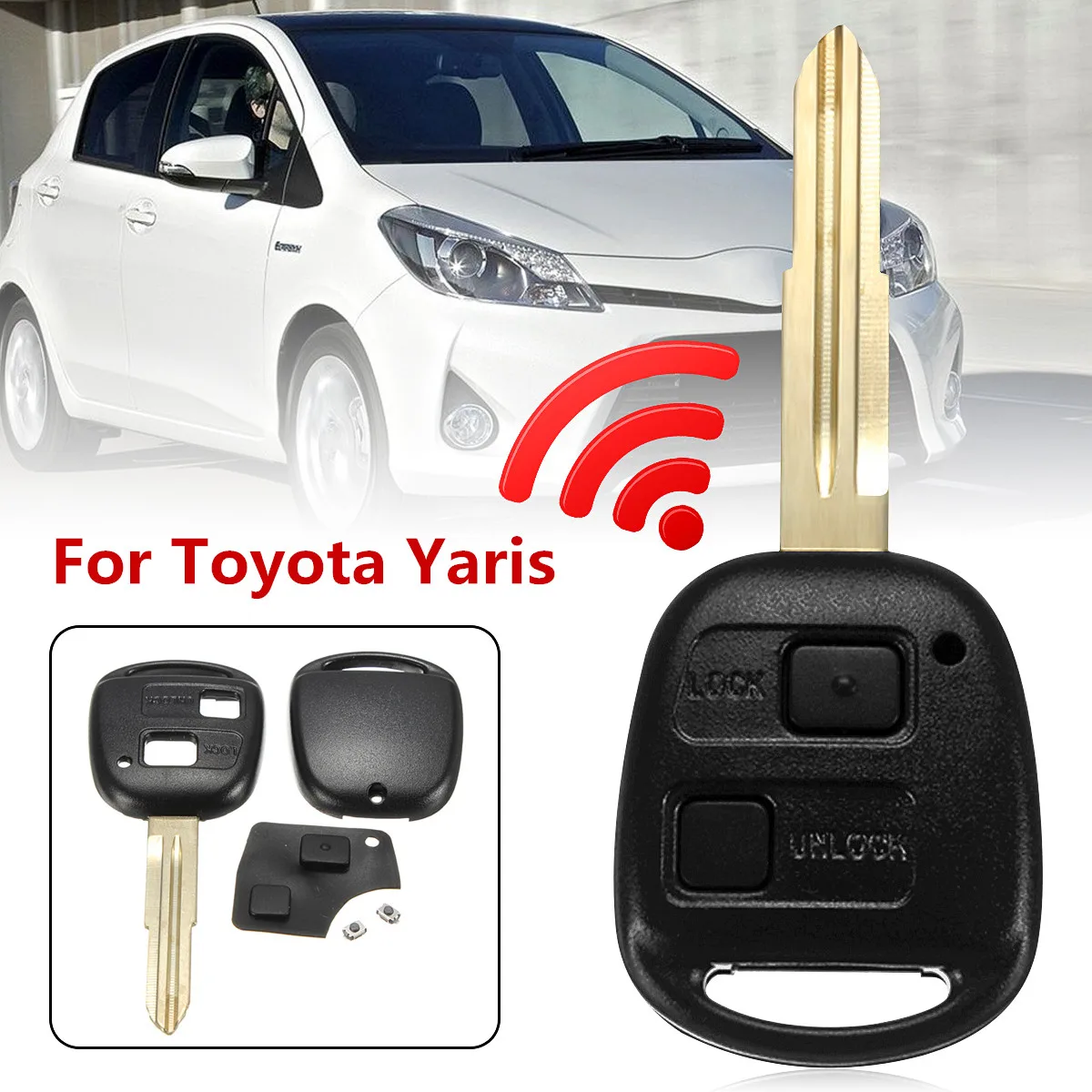 

Чехол для ключа с дистанционным управлением, резиновая прокладка, переключатели, набор для ремонта лезвия, резиновая прокладка, чехол для к...