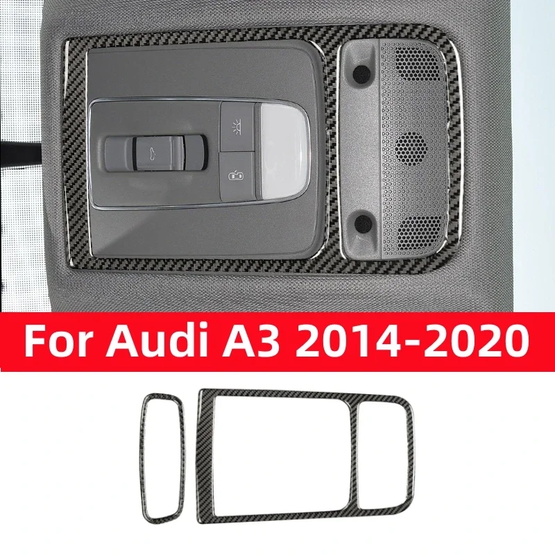 Для Audi A3 8V 2013-2019 автомобильные аксессуары салон автомобиля из углеродного