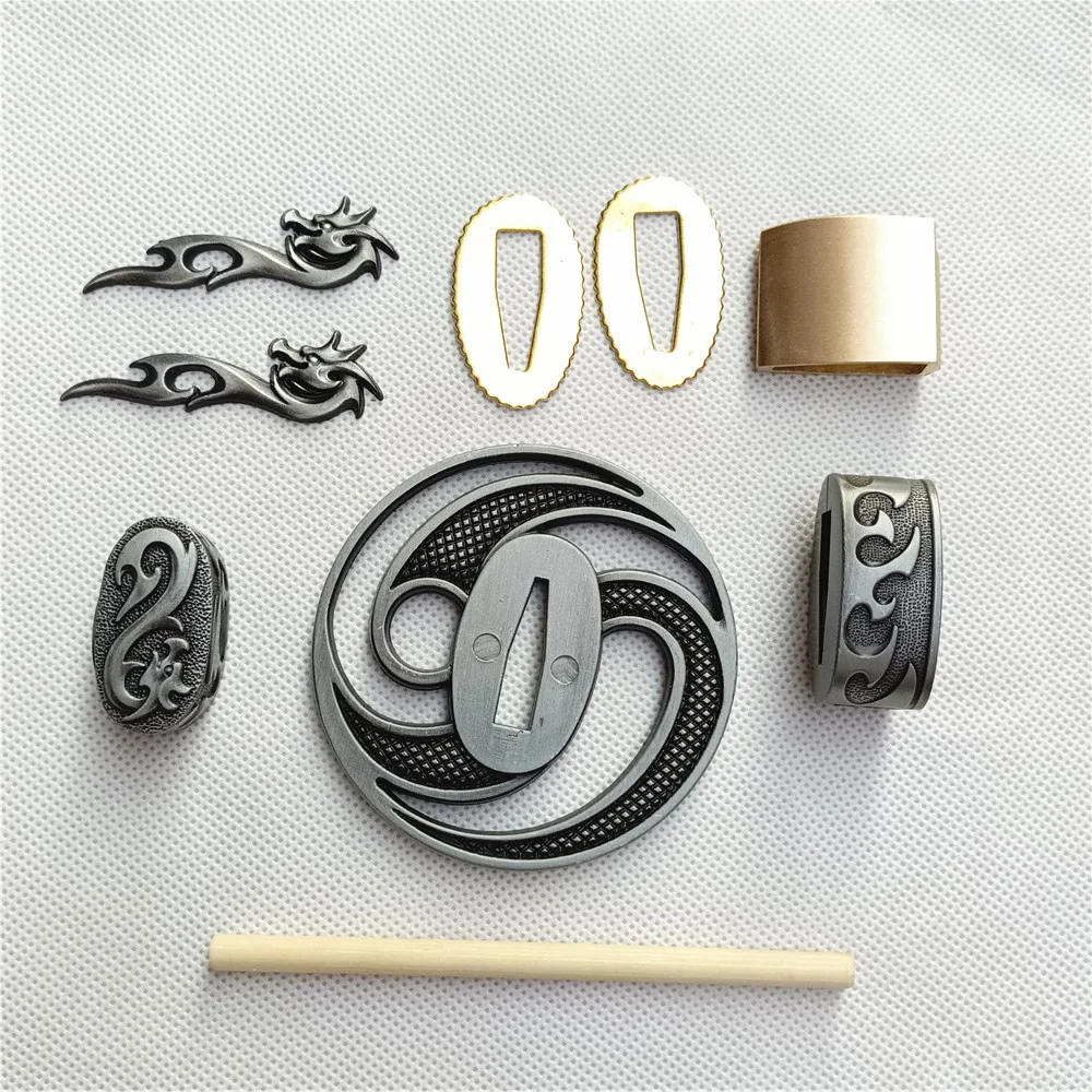 Набор деталей для японского меча из металла