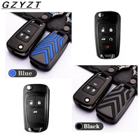high quality scratch proof zinc alloy remote key cover chain case fob for buick gmc chevrolet etc