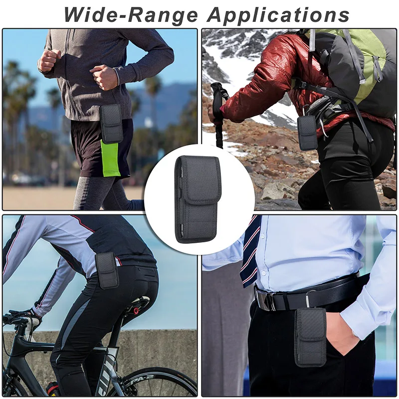 Phone Bag Pouch For Samsung Galaxy S23 S22 S21 Plus S6 S7 Edge S8 S9 Plus S10 Lite S20 Ultra Case Belt Clip Holster Cloth Cover