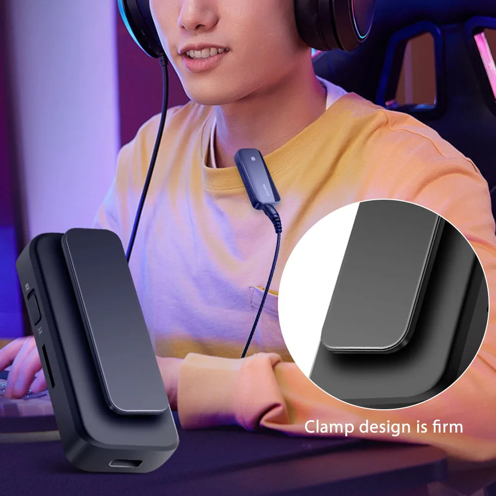 

Bluetooth 5.0 Receiver USB DAC 3.5mm Wireless Adapter Audio Headphone Amplifier NFC HD SPC Audio decoding Adapter