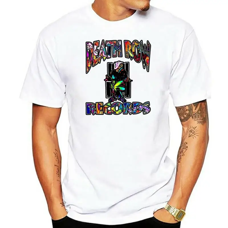 DEATHROW RECORDS LIMITED EDITION ARTWORK T SHIRT DR DRE SUGE KNIGHT  Summer Style Hip Hop Men T-Shirt Tops
