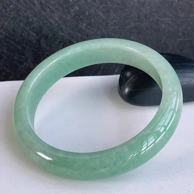 Ювелирные изделия zheru браслет из натурального бирманского нефрита 54 мм-62 мм