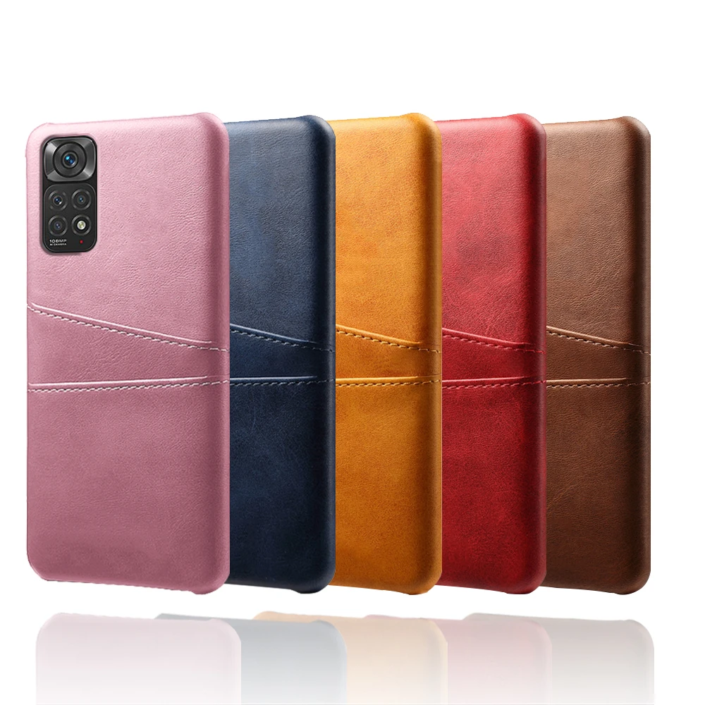 Для Xiaomi Redmi Note 11 глобальная версия чехол из искусственной кожи для карт Pro Plus 11S 10 10S