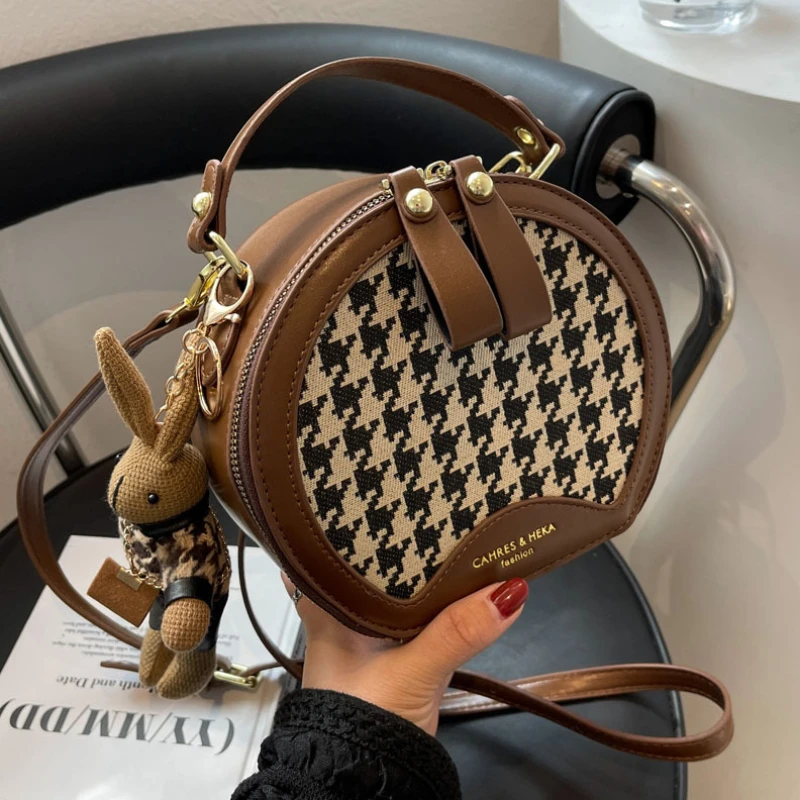 Senior Sense of Small Round Bag Female 2023 New Fashion Handbag Everything Exploded Single Shoulder Crossbody Bag