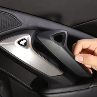 for chevrolet corvette c7 14 19 car styling car interior door electric switch button frame cover trim stickers auto accessories