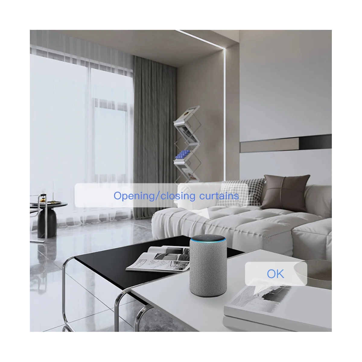 

Автоматический Смарт-штопор Tuya, умный пульт дистанционного управления с Bluetooth, для Alexa, Google Home, 1 шт.