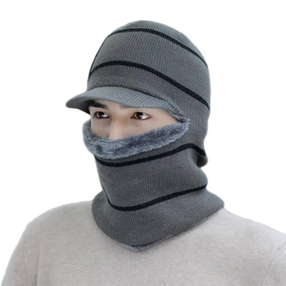 

Модная уличная шапка шарф вязаный анти-усадочный Защита лица мужская шапка шарф эластичный шарф для велоспорта шапка товары для кемпинга