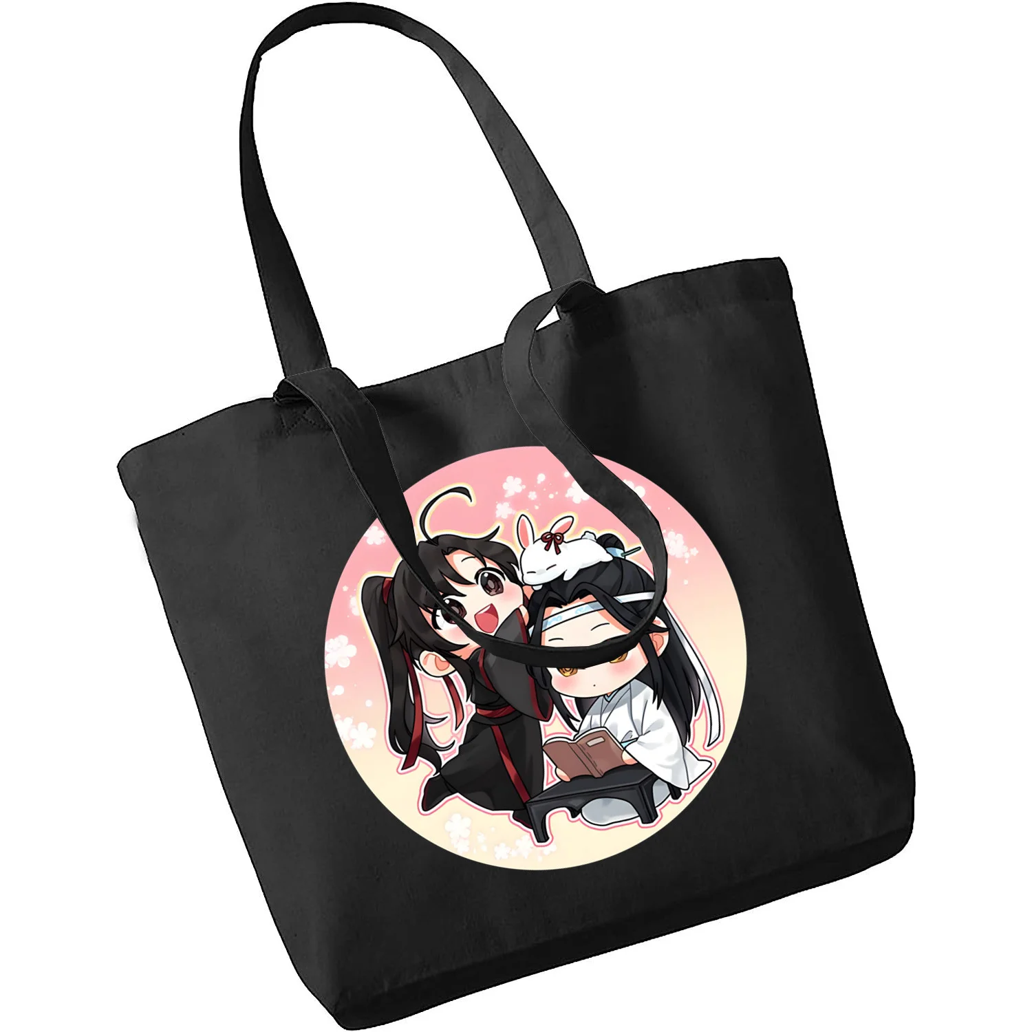 Сумка для покупок Mo Dao Zu Shi CanvasBag Женская, Повседневная Большая вместительная сумочка с принтом