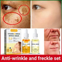 retinol anti aging face serum lift firm fade fine lines vitamin c whitening remove dark spots brighten morning night skin care
