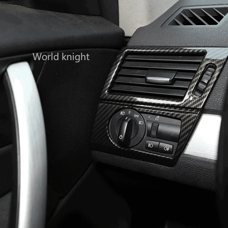 Для BMW X3 E83 2006-10 ABS углеродное волокно Автомобильная приборная панель боковое
