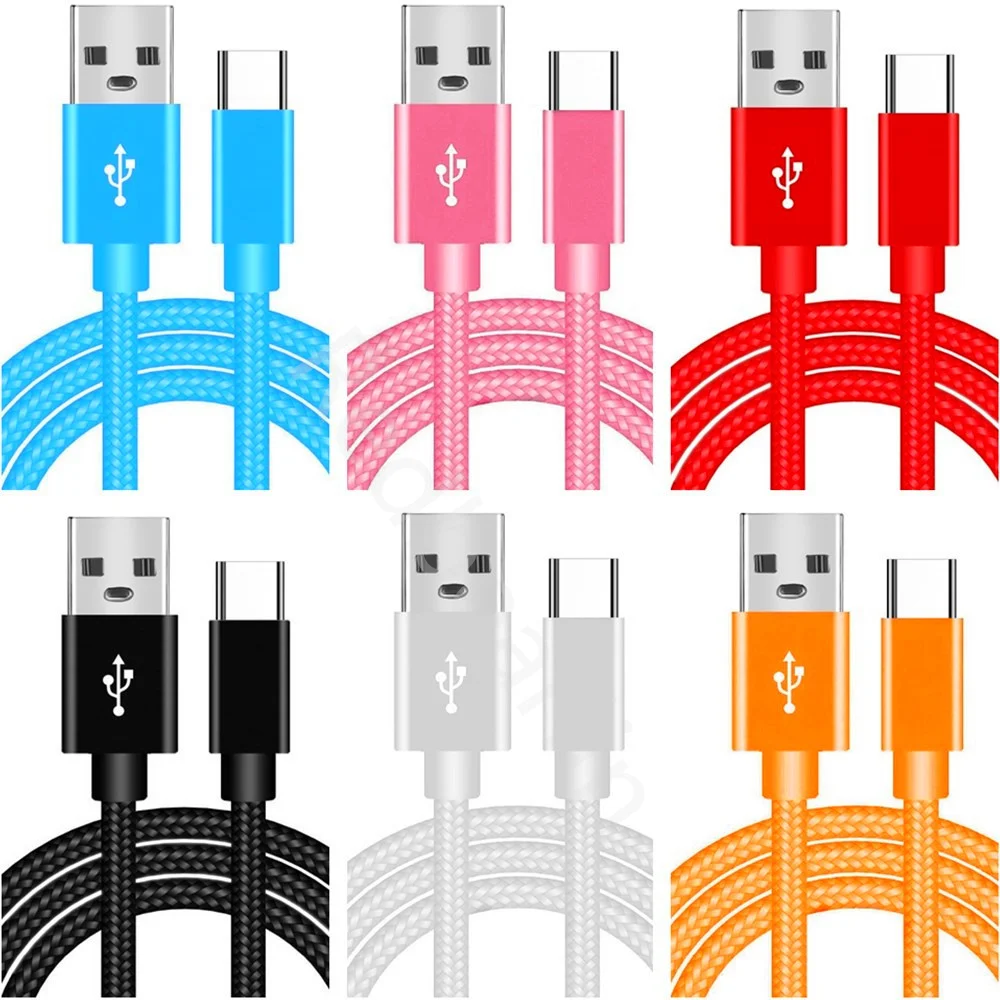 

100 шт./партия, usb-кабели в нейлоновой оплетке