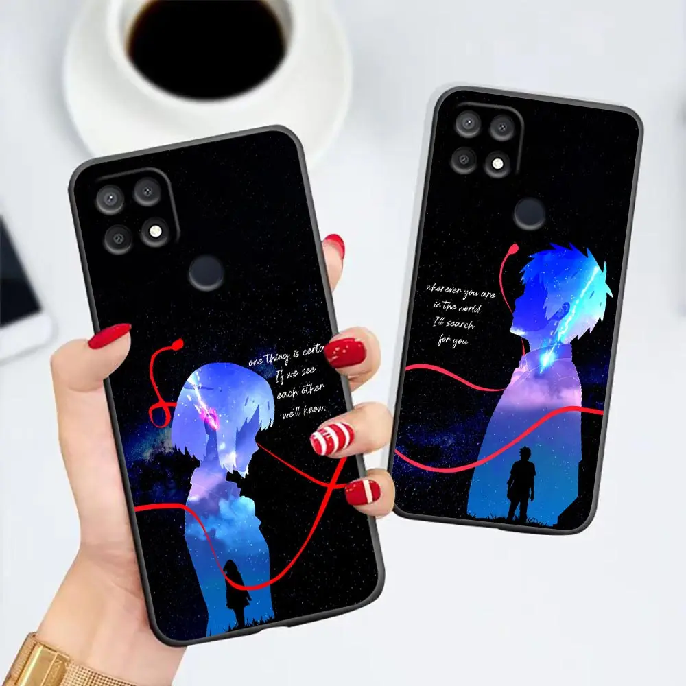 

Japan Anime Cute Your Name Phone Case For Oppo Realme 9 9Se 9i V25 8 8i 7 7i 6 6i 6s 5 5i 5s C17 Pro Speed Narzo 5G Cover Fundas
