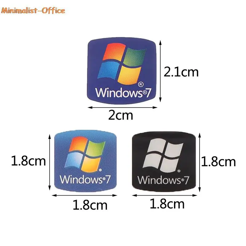 5Pcs Notebook Desktop Computer for Intel Windows7 Sticker Laptop Logo Label |