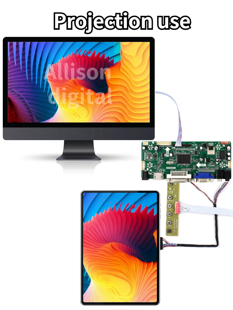 Новый M.NT68676 комплект контрольной платы монитора для LM215WF3(SL)(N1) Φ HDMI + DVI VGA