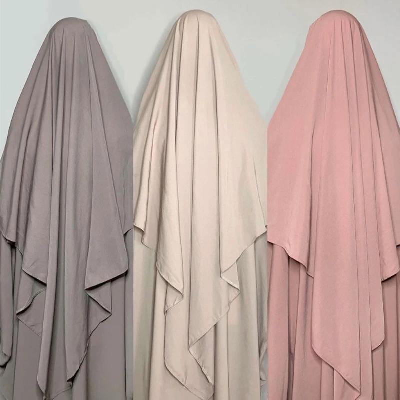 Новый магазин Richkeda, модная женская молитвенная одежда, Jilbab Abaya с полным покрытием, Рамадан, длинное арабское платье Khimar, Abayas