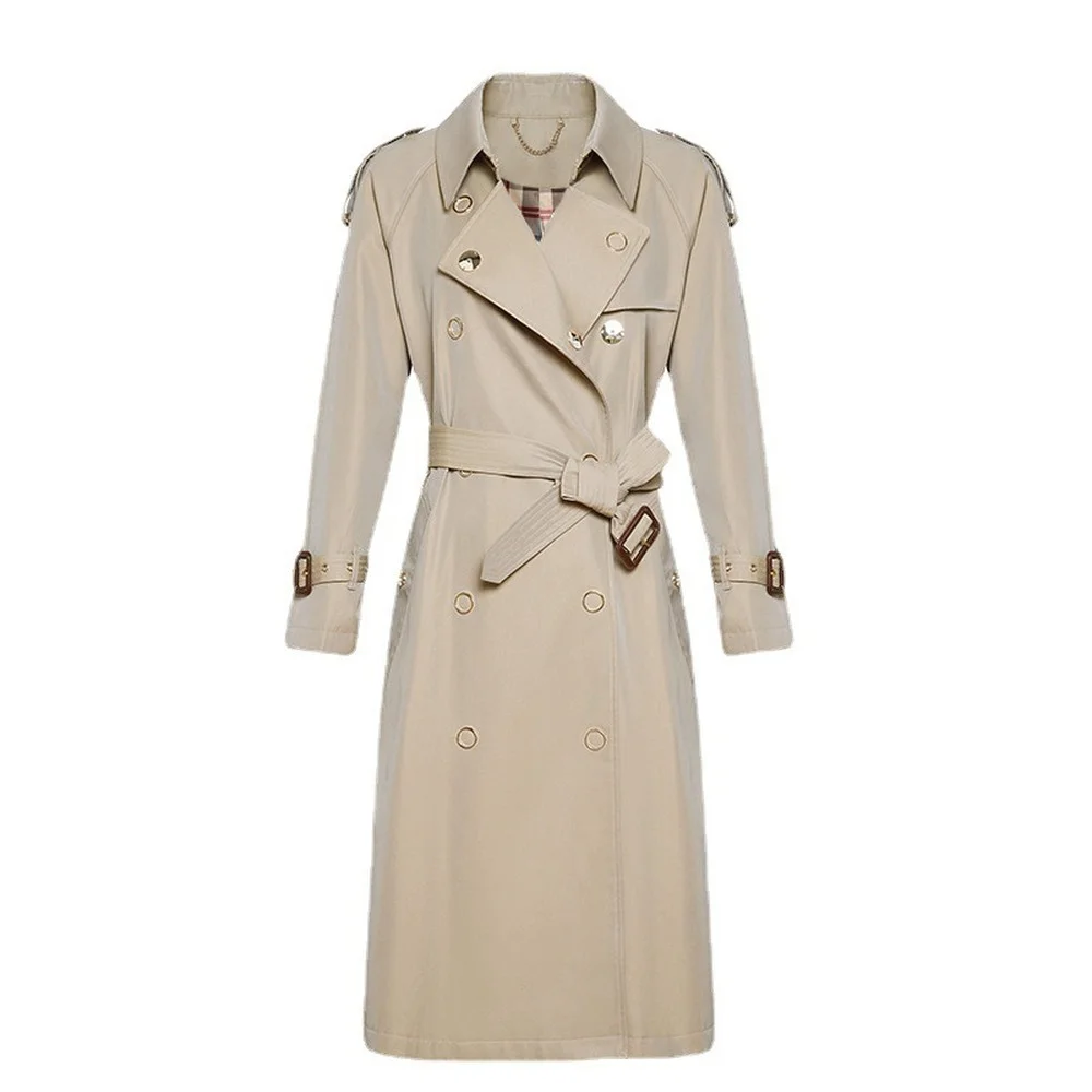

2022 New Windbreaker Women's Commuter Lengthened Women's Windbreaker Coats and Jackets Women Women Coat Trench Coat for Women
