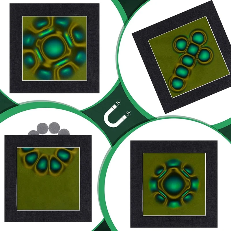 

Магнитная наблюдательная пленка 4X4 дюйма, Магнитная пленка, статическое поле, магнитный флюс, дисплей, лист, магнитный детектор шаблона