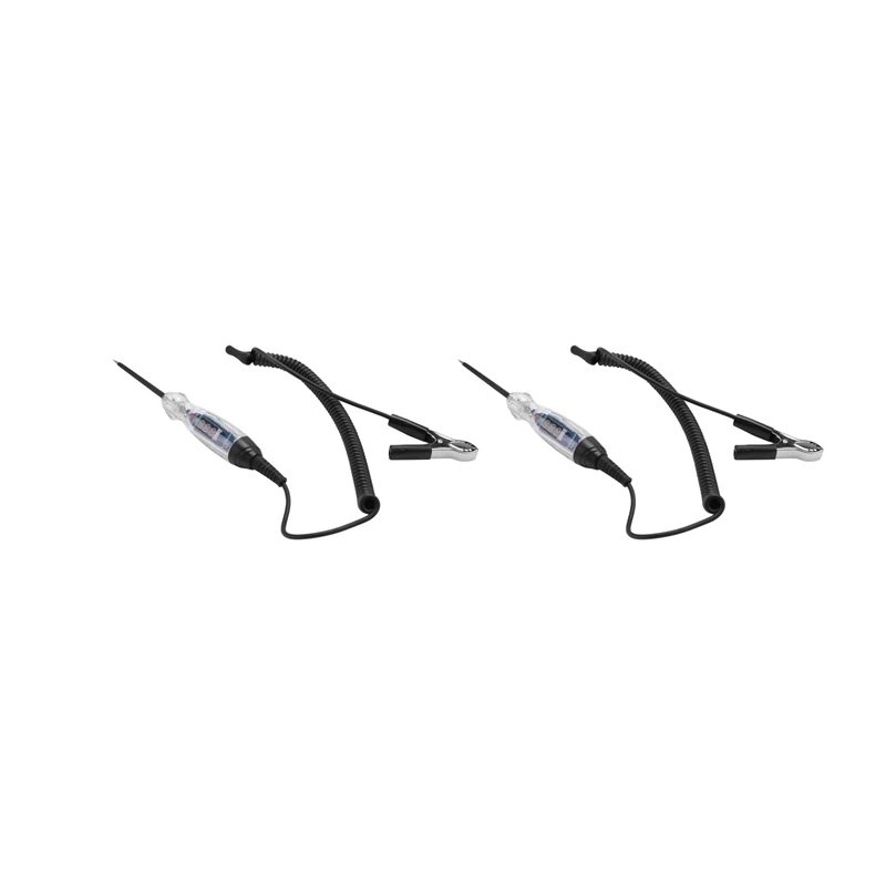 

2X Automotive Test Light 3-60V DC Digital LED Ciruit Tester Auto Bidirectional Voltage Tester Electric Test Pen