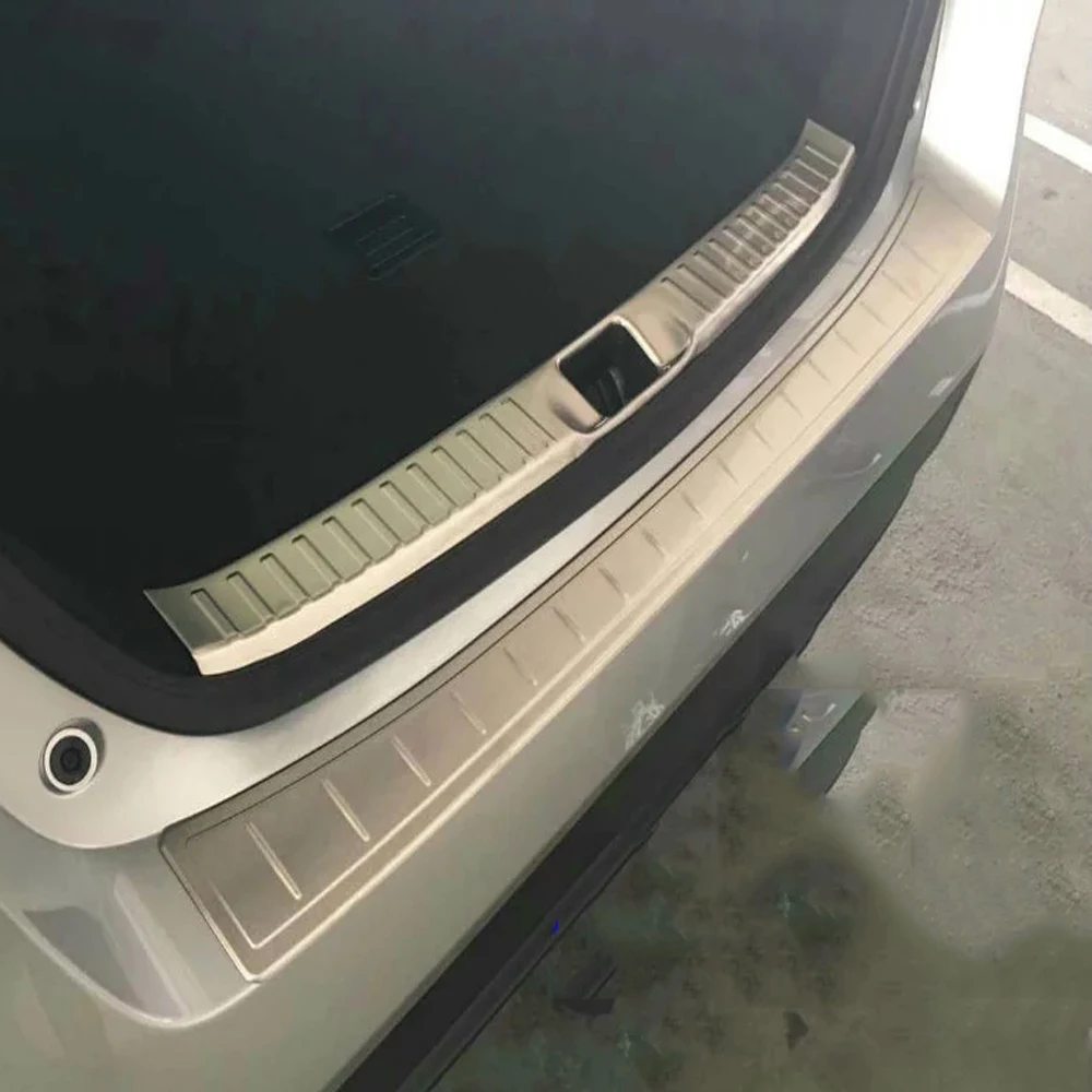 

For Toyota Prius 2016 2017 2018 Stainless Steel Rear Inner Bumper Protector Guard Sill Plate Cover Trim 1pcs Car Styling