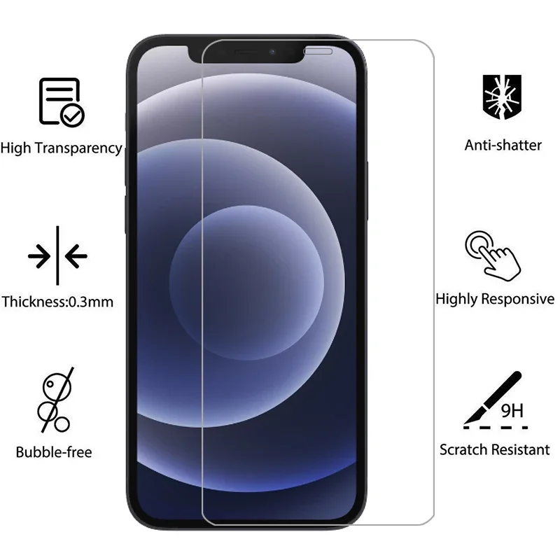 Защитный экран из закаленного стекла для iphone 12 pro чехол 6 1 защитный сумка 360