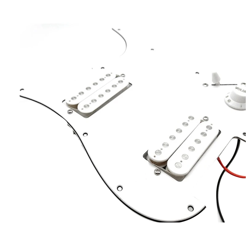 

Предварительно загруженная электрическая гитара ST SQ, запасные части для грифельной гитары, белый захват для электрогитары