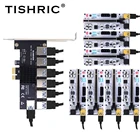 Карта расширения TISHRIC PCI-E, Райзер 009S009C Plus PCI Express, множитель 1X 16X PCI x16 PCIE, USB адаптер с 1 на 4 слота для майнинга BTC